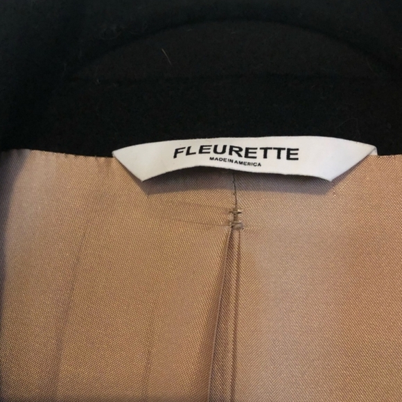 FLEURETTE Loro Piana Gorgeous Long Wool Coat - size 8 - Picture 6 of 9